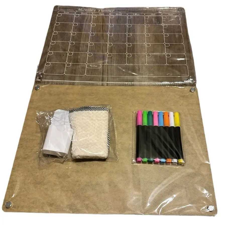 NEW GXIN Magnetic Acrylic Calendar & Memo Board Set | 16x12